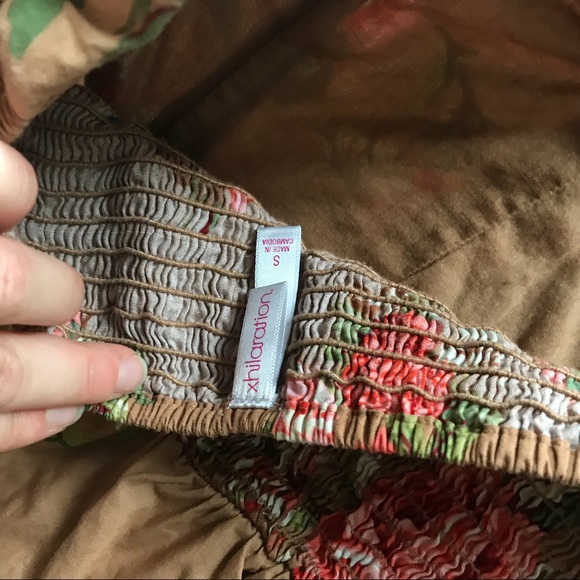 Strapless floral dress - Picture 4 of 5